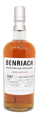 BENRIACH - 13 ans - 2007 Smoky PX Puncheon Single Cask - 56,20%