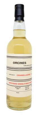 Orcines - Craigellachie - 9 ans - Millésime 2014 - Cask n°30024 - 46%