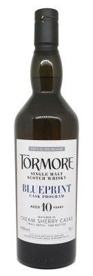 TORMORE - 10 ans - Cream Sherry Cask - Blueprint Cask Program - 48%