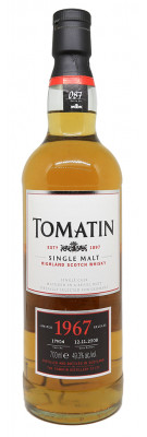 TOMATIN - Millésime 1967 - Refill Sherry - 49.3%