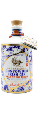 DRUMSHANBO - Ceramic Bottle Horse Edition - Gunpowder Irish Gin - 43%