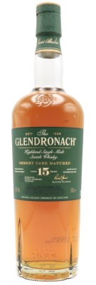 GLENDRONACH - 15 ans - Sherry Cask - 46%