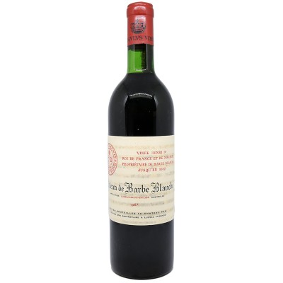 Château Barbe Blanche 1967 opinion best price good wine merchant bordeaux