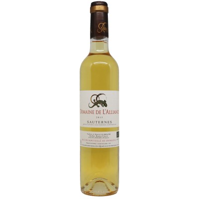 Domaine DE L'ALLIANCE - Sauternes - Liquoreux - Biodynamie  2015
