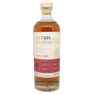 ARRAN - 27 ans - Millésime 1995 - Sherry Hogshead - Single Cask - Bottled 2023 - 49,80%