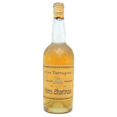 CHARTREUSE - Une Tarragona - Amarillo - Embotellado en Marsella - 1921/1929 - 50cl - sin tapón - botella n ° 2