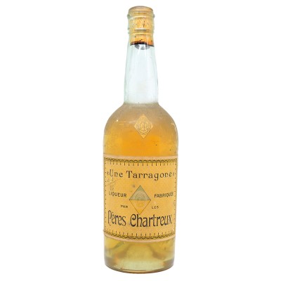 CHARTREUSE - Une Tarragone - Jaune - Embouteillée à Marseille - 1921/1929 - 50cl - sans capsule - bouteille n°2