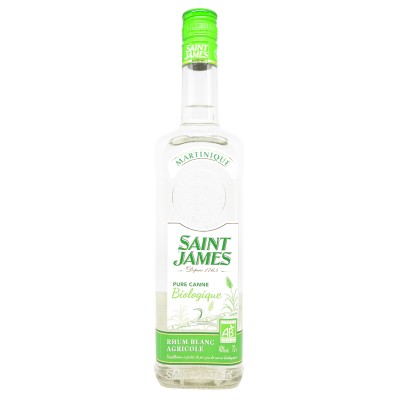 SAINT JAMES - Rhum Blanc Biologique - 40%