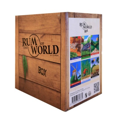 RUM OF THE WORLD - Box de 6 bouteilles de rhums Single Cask