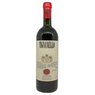 Antinori Marchesi - Tignanello   1989 ACHAT PAS CHER VIEUX MILLESIMES VIN ITALIEN TOSCANE TIG 
