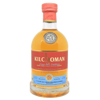 KILCHOMAN - 14 ans - 2007 - Bourbon Single Cask - French Exclusive - 53,3%