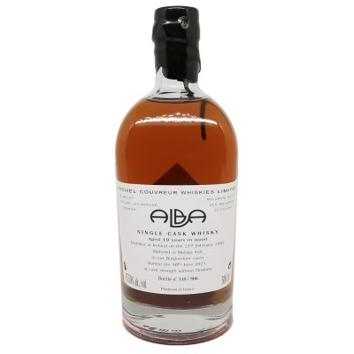 Whisky MICHEL COUVREUR - ALBA Chapter II - Millésime 2002  - 18 ans - Finish Malaga - 45,5%