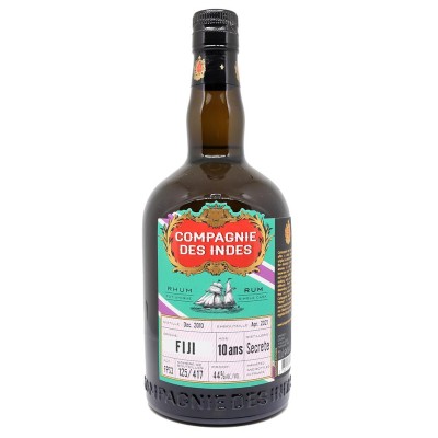 Compagnie des Indes - FIJI - South Pacific Distillery - 10 ans - Pot Still - 44%