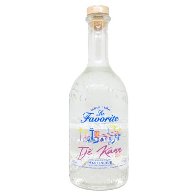 LA FAVORITE - Tjé Kann - Rhum Blanc 1 litre - 48%