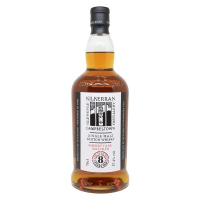 KILKERRAN - 8 ans - Cask Strength - Sherry Oloroso - Edition 2024 - 57,4%