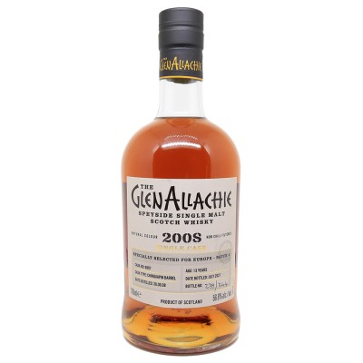 GLENALLACHIE - 13 ans - Single Cask - Millésime 2008 - Chinquapin Barrel - 56.6%