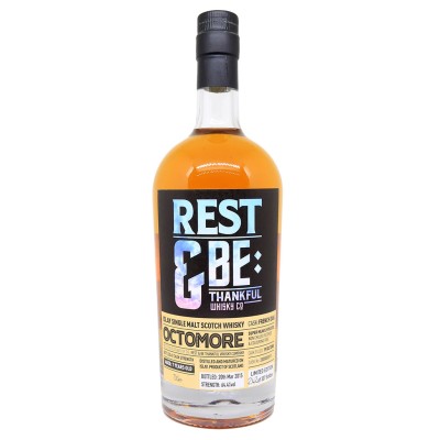 Rest & Be Thankful  - OCTOMORE 2008 - 7 ans d'âge - Single French Cask n°B2008000911 - Bottled 2015 - 64,4%