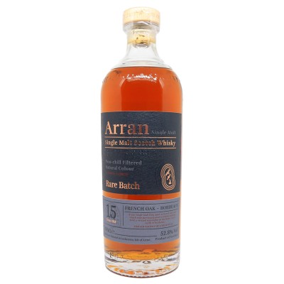 ARRAN - 15 ans - Rare Batch - French Oak Bordeaux - 53,50%