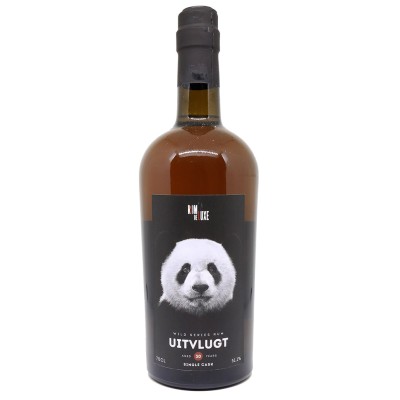 Rom de Luxe - Wild Series n°19 (Panda) - Uitvlugt  1990 - 30 ans - Bottled 2021 - 51.1%