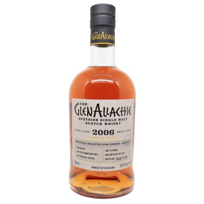 GLENALLACHIE - 15 ans - Single Cask Tawny Port n°867 - Millésime 2006 - Batch 4 - Bottled 2021 - 61.3%