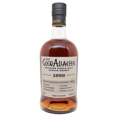 GLENALLACHIE - 32 ans - Single Cask Pedro Ximenez n°5585 - Millésime 1989 - Batch 4 - Bottled 2021 - 51.6%