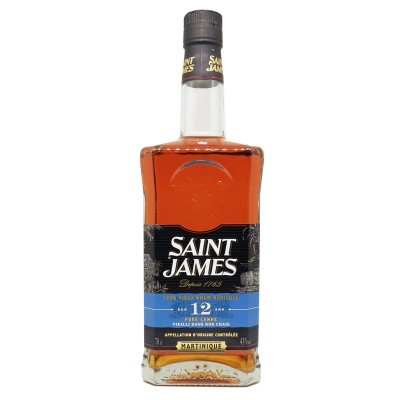 SAINT JAMES - 12 ans - Nouvelle bouteille - 43%