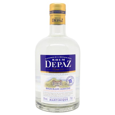 RHUM DEPAZ - Rhum blanc - Cuvée de la Montagne Pelée - Edition 2021 - 55%