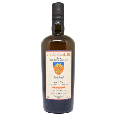 VIEUX CASIMIR - 5 ans - Millésime 2016 - Single Cask Finish Caroni #CARCA-10 - Bottled 2021 - 47.50%