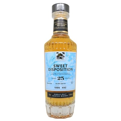 WEMYSS - Sweet Disposition - Glen Keith - Millésime 1996 - 25 ans - Bottled 2021 - 53.6%