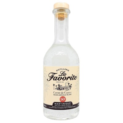 LA FAVORITE - Rhum Blanc - Coeur de canne - Edition 2021 - 50 %