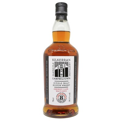 KILKERRAN - 8 ans - Sherry Casks - Brut de fût - Bottled 2022 - 58,1%