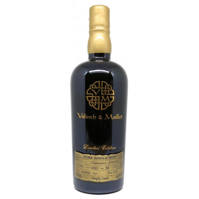 Valinch & Mallet - The Spirit of Art 3 - Clarendon - 26 ans - Millésime 1995 - Single cask - Bottled 2021 - 56.90%