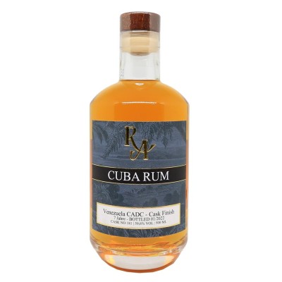 Rum Artesanal - Cuba 7 ans - CADC Cask Finish - Single Cask 181 - Millésime 2015 - 58,90%