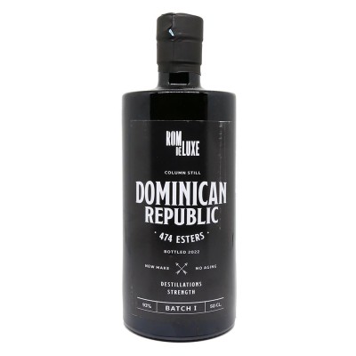 Rom de Luxe - Republique Dominiquaine - New Make - Brut d'alambic - Batch 1 - Bottled 2022 - 93%