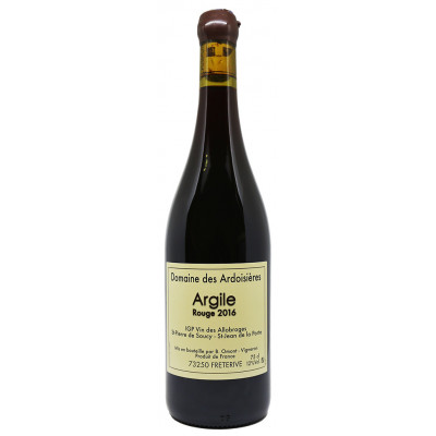 Domaine des Ardoisieres - Argile Rouge - Bio  2016 ACHAT PAS CHER MEILLEUR PRIX AVIS BON TOP