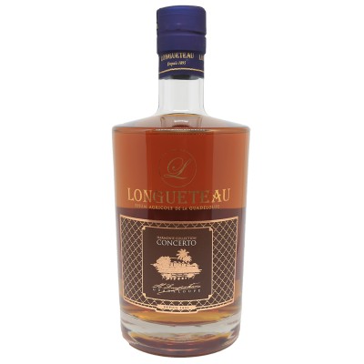 RUM LONGUETEAU - Ron muy añejo - Concierto - Lote 1 - 47.2% comprar ron de Burdeos barato mejor precio buena opinión