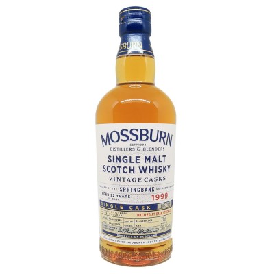 Mossburn - Springbank 22 ans - Millésime 1999 - Single Cask n° 01.1099.SC4 - 54.7%