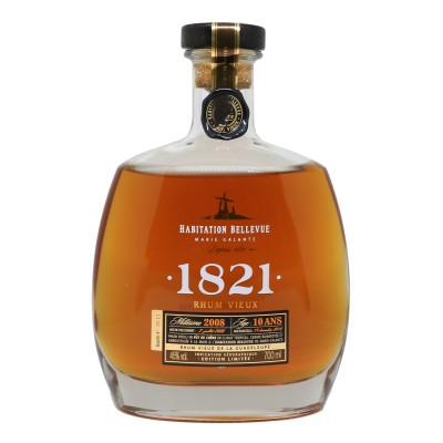 HABITATION BELLEVUE - 10 ans - Carafe 1821 - Millésime 2008 - Mise 2018 - 45%