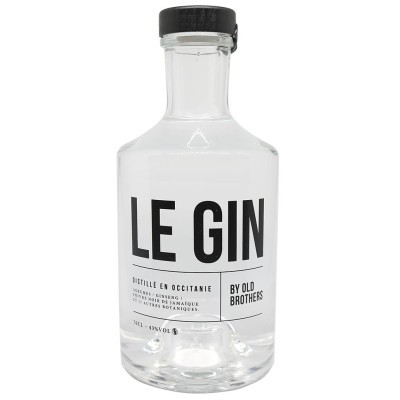OLD BROTHERS - GIN - 43%  achat pas cher au meilleur prix avis bon rare occitanie bordeaux gin rhumerie 