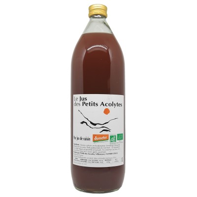 Domaine des Accoles - Le jus des petits acolytes - Jus de raisin - Biodynamie  2018