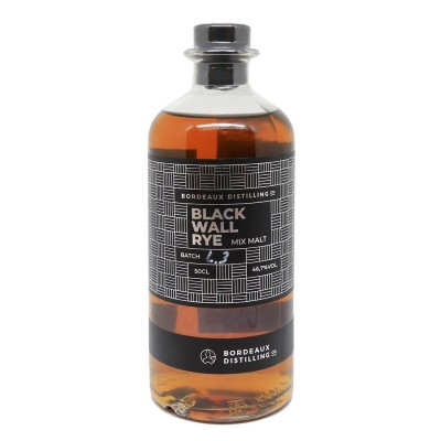 Bordeaux Distilling - Whisky BlackWall Rye - Mix Malt - Bio - Batch 3 - 46.7%