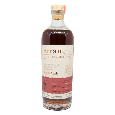 ARRAN - 25 ans - Millésime 1996 - Sherry Hogshead - Single Cask - Antipodes - Bottled 2022 - 51,50%