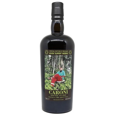 CARONI 21 ans - Rhum hors d'âge - Millésime 1998 - K. Slippery -  Employees 2nd Rel - 69,50 % achat meilleur prix avis bon caviste bordeaux