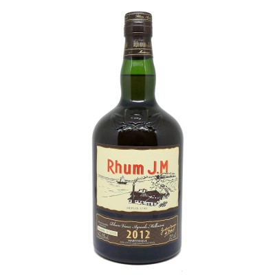 RHUM JM - 10 ans - Millésime  2012 - 52,30%