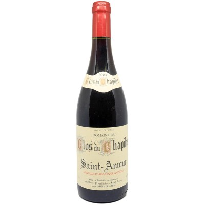 Domaine du Clos du Chapitre - Saint Amour  2003 achat meilleur prix avis bon caviste Bordeaux