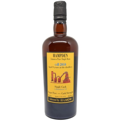 Hampden - Ex Bourbon Single Cask 41 <>H - Millésime 2010 - 69.20%