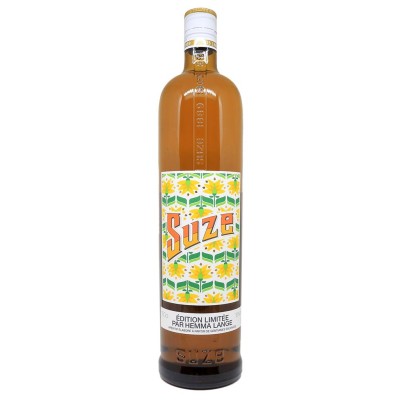 SUZE - Apéritif élaboré avec des gentianes sauvages - 1 Litre - 15%