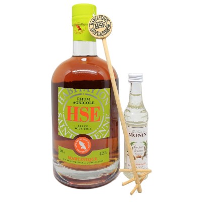 RHUM HSE - Rhum Ambré - Elevé sous bois - Coffret Ti'Vieux