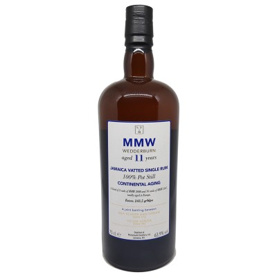 SVM - Scheer Velier Main Rum - MMW 11 ans - Blend CONTINENTAL Aging Wedderburn - 63,90%
