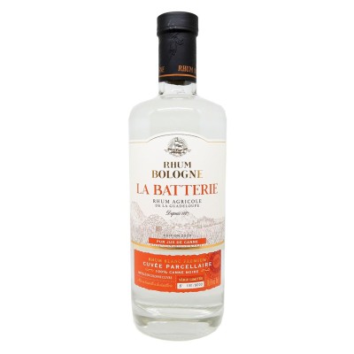 BOLOGNE - Rhum blanc - La Batterie - Cuvée parcellaire - Canne Noire - 58,6%